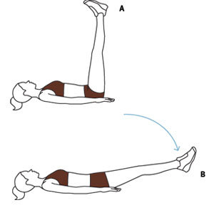 Emagrecer em casa com leg lowering