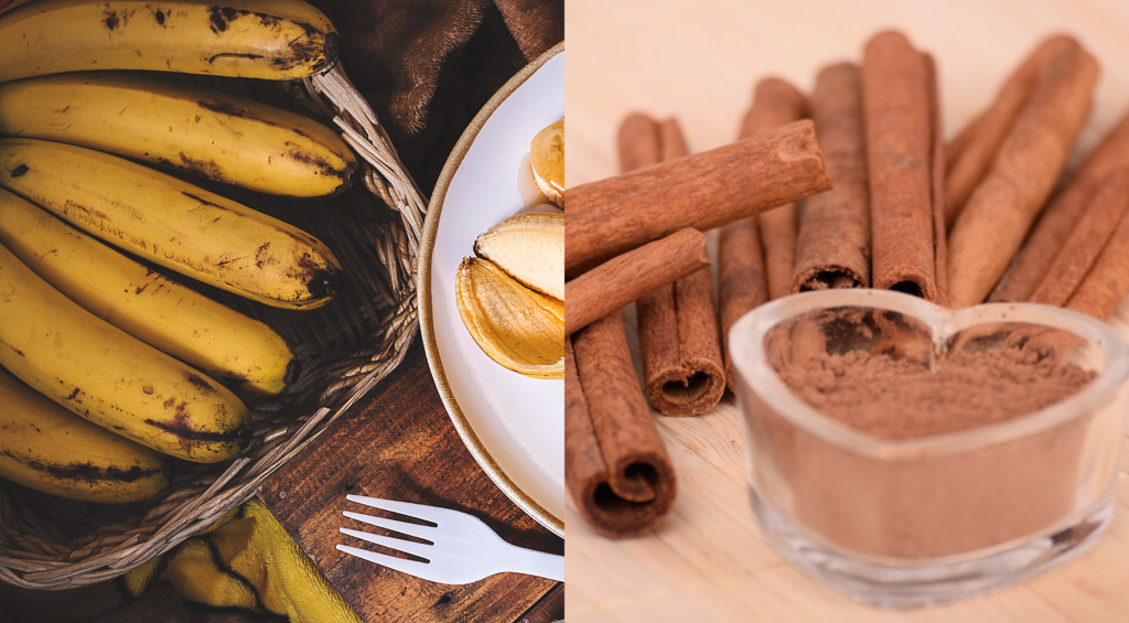 Banana e canela para emagrecer e perder barriga