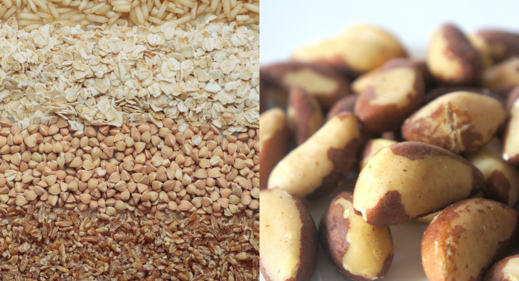 Como emagrecer com saúde comendo cereais integrais e castanha do pará